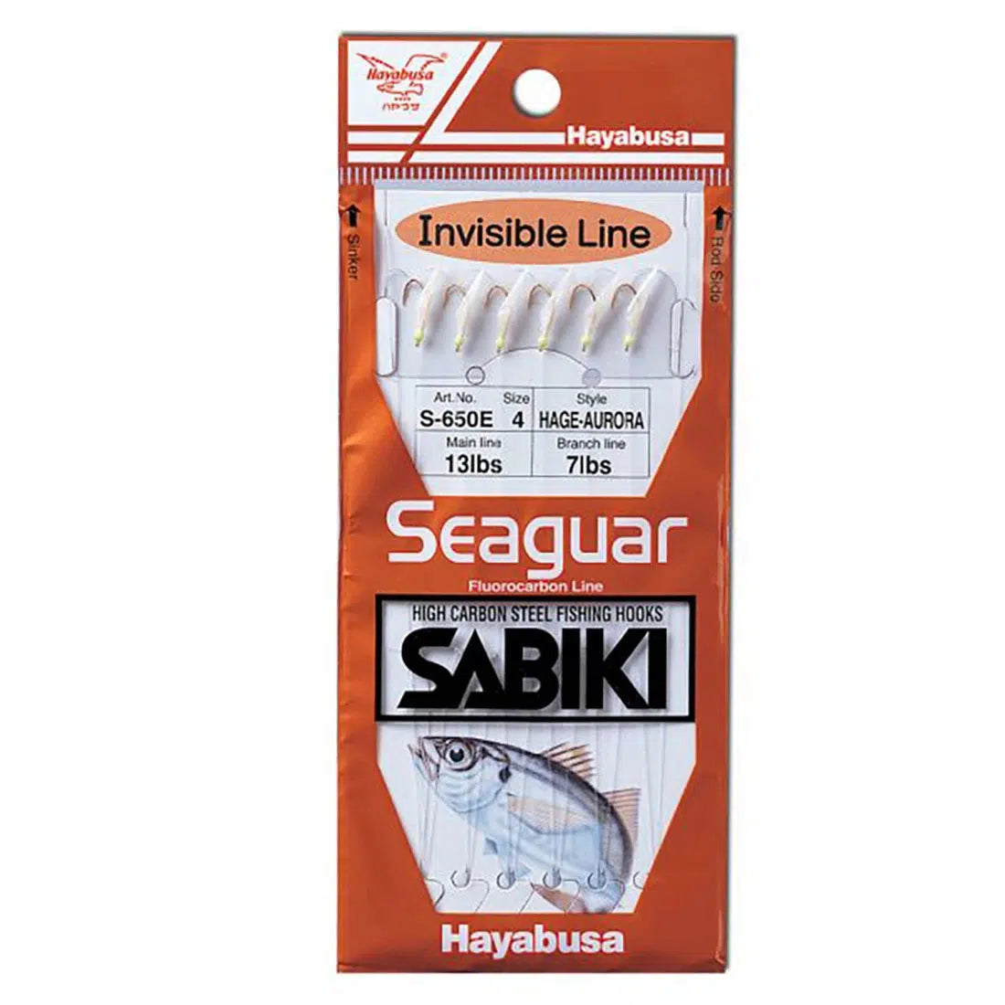 Sabiki® EX129 - UV Mackerel Skin - Hayabusa Fishing USA