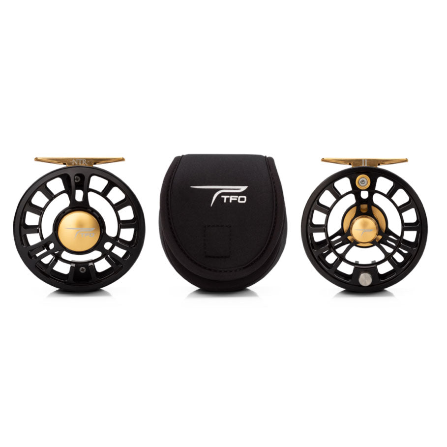 TFO NTR Fly Reel - III - Clear/Gold