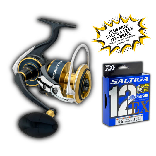 Daiwa 20 Saltiga Spin Reel-Reels - Spin-Daiwa-18000-H-Fishing Station