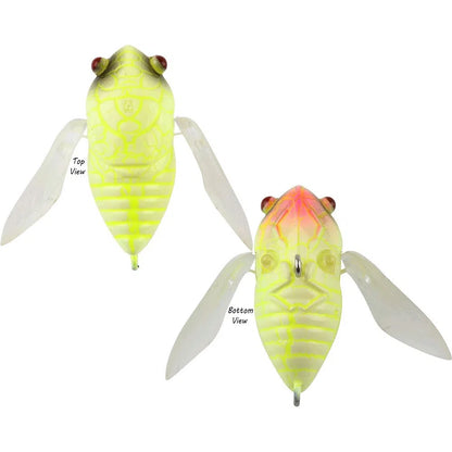 Atomic Hardz Cicada-Lure - Small Surface-Atomic-Snake Glow-35-Fishing Station