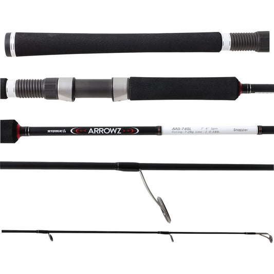 Atomic Arrowz Snapper Spin Rod-Rod-Atomic-Light Spin-Fishing Station