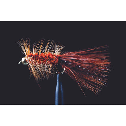 BH Woolly Bugger Freshwater Fly-Lure - Freshwater Fly-Manic Tackle Project-Brown-#8-Fishing Station