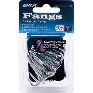 BKK 6066-5X-CB Fangs Treble Hook