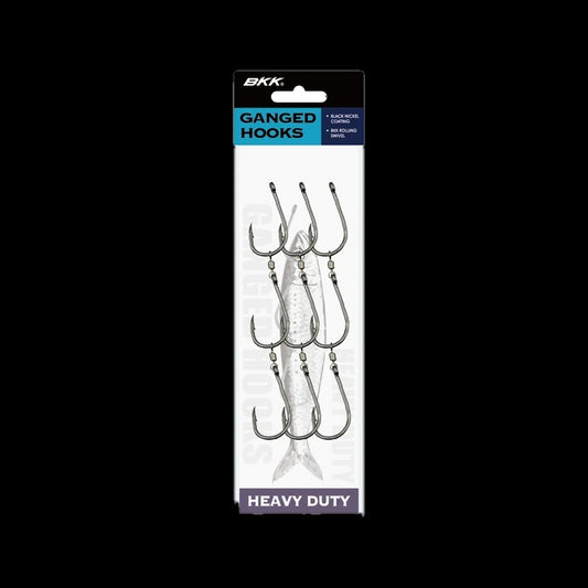 BKK Ganged Hooks Heavy Duty-Hooks-BKK-4/0 (3pk)-Fishing Station