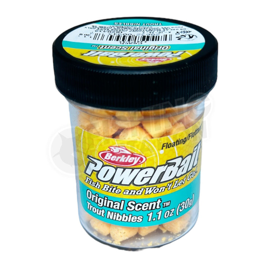 Berkley PowerBait Trout Nibbles-Fish Attractants & Scents-Berkley-Peach-Fishing Station