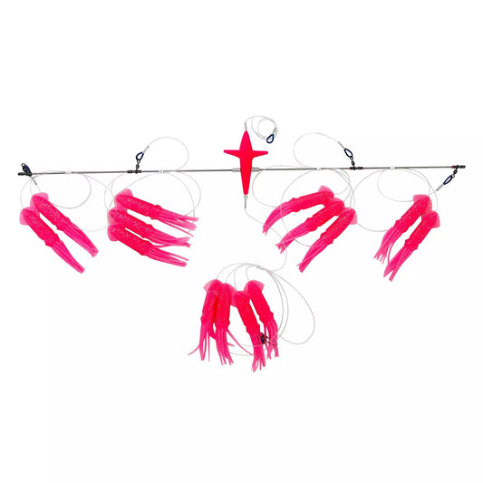 Black Pete Bulb Squid Spreader Bar-Teasers-Black Pete-36inch-Pink-Fishing Station