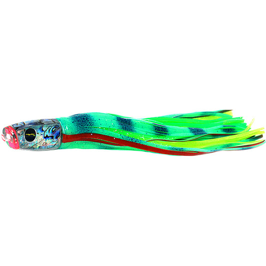 Black Bart Costa Rican Plunger Skirted Trolling Lure-Lure - Skirted Trolling-Black Bart-GLO/GCD - Glow/Green Chartreuse-Fishing Station