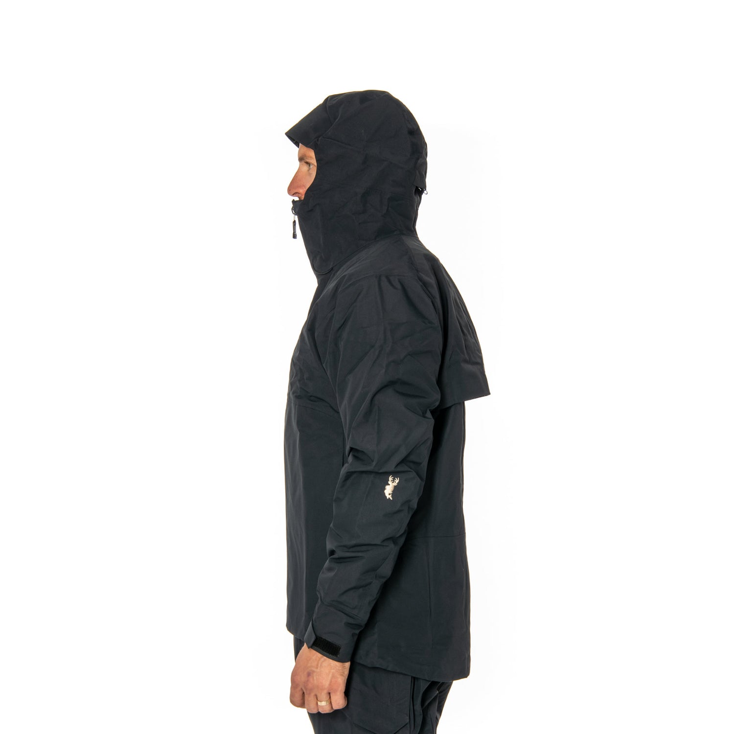 BUCK N’ BASS Reservoir Rain Shell Jacket-Jumpers & Jackets-BUCK N’ BASS-Black-Small-Fishing Station