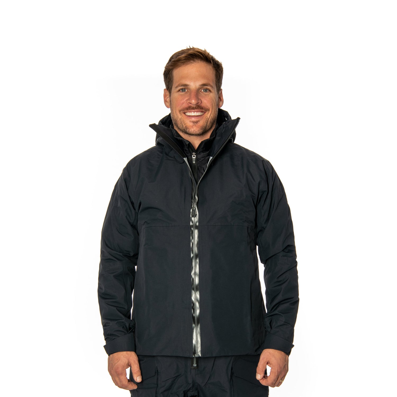 BUCK N’ BASS Reservoir Rain Shell Jacket-Jumpers & Jackets-BUCK N’ BASS-Black-Small-Fishing Station