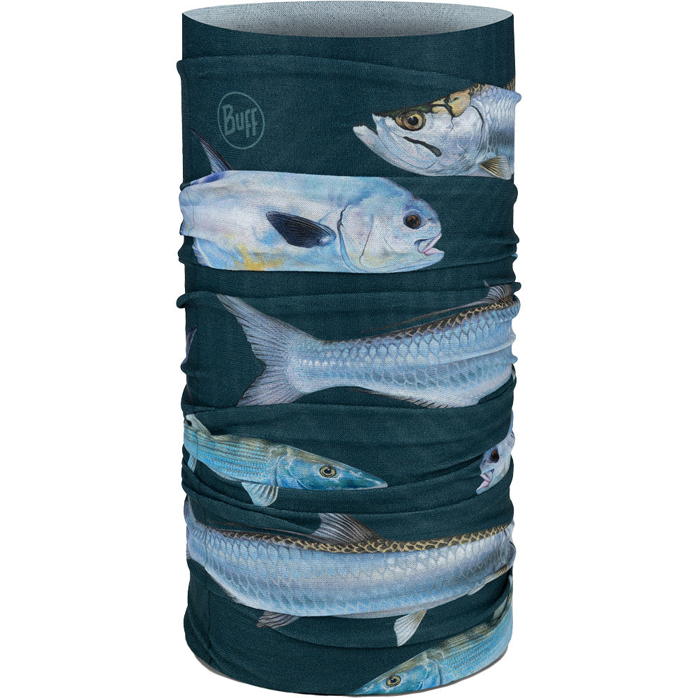 Buff Coolnet UV+ Multifunctional Headwear-Hats & Headwear-Buff-Saltwater Night Blue-Fishing Station