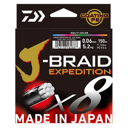 Daiwa J Braid Expedition x8 - 500m-Line - Braid-Daiwa-Multi-#4 50lb-Fishing Station