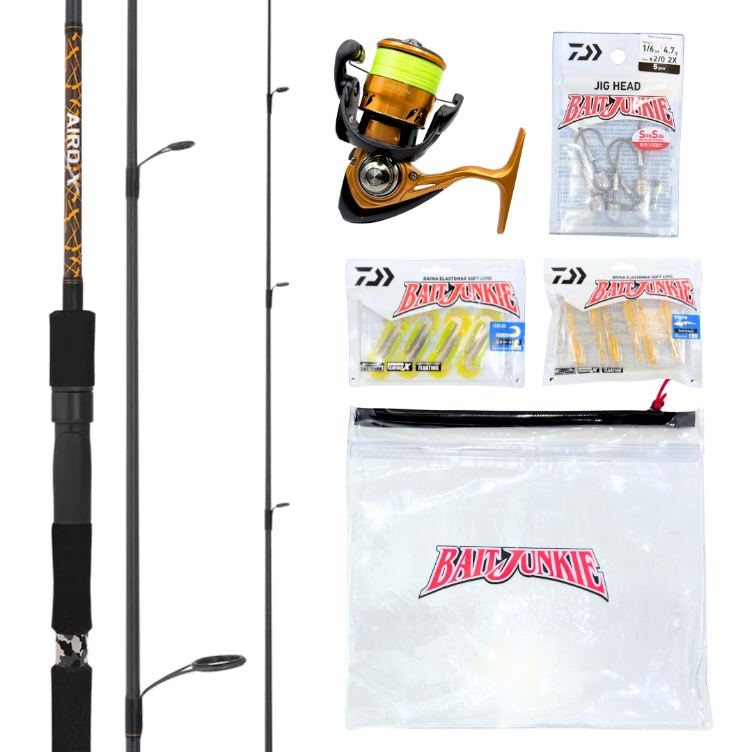 Daiwa 24 Aird-X Plastics Combo-Combo - Estuary-Daiwa-2-4kg 702LXS/2500LT-Fishing Station