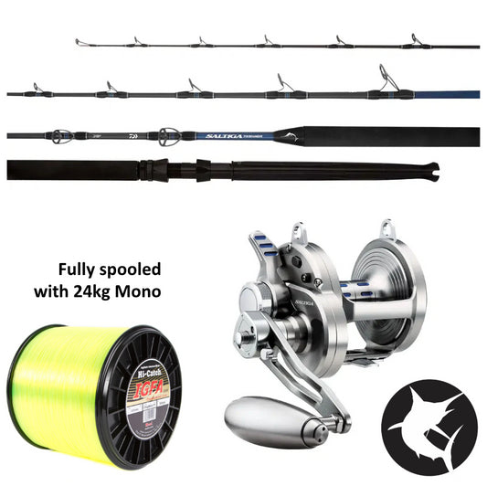 Daiwa Saltiga Tournament 15-24kg / Saltiga LD60 Game Fishing Combo-Combo - Blue Water-Fishing Station-Fishing Station