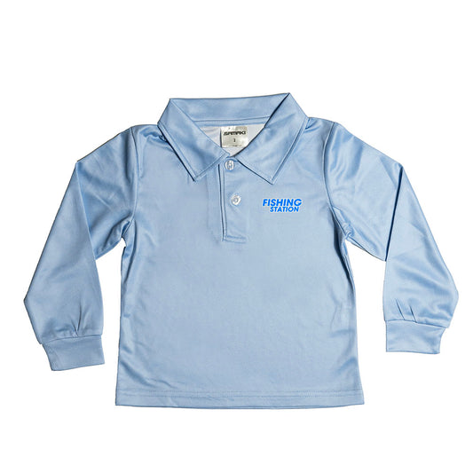 Fishing Station Mahi Mahi Collared Shirt - Kids-Clothing & Footwear-Fishing Station-#2-Fishing Station