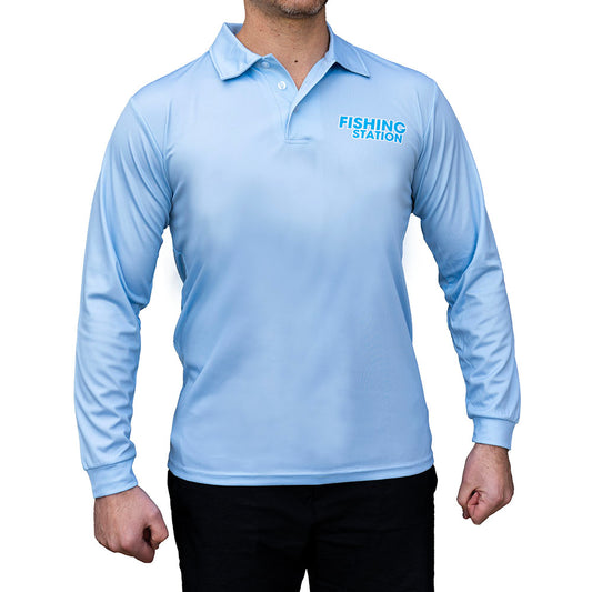 Fishing Station Mahi Mahi Collared Shirt - Adults-Clothing & Footwear-Fishing Station-XS-Fishing Station