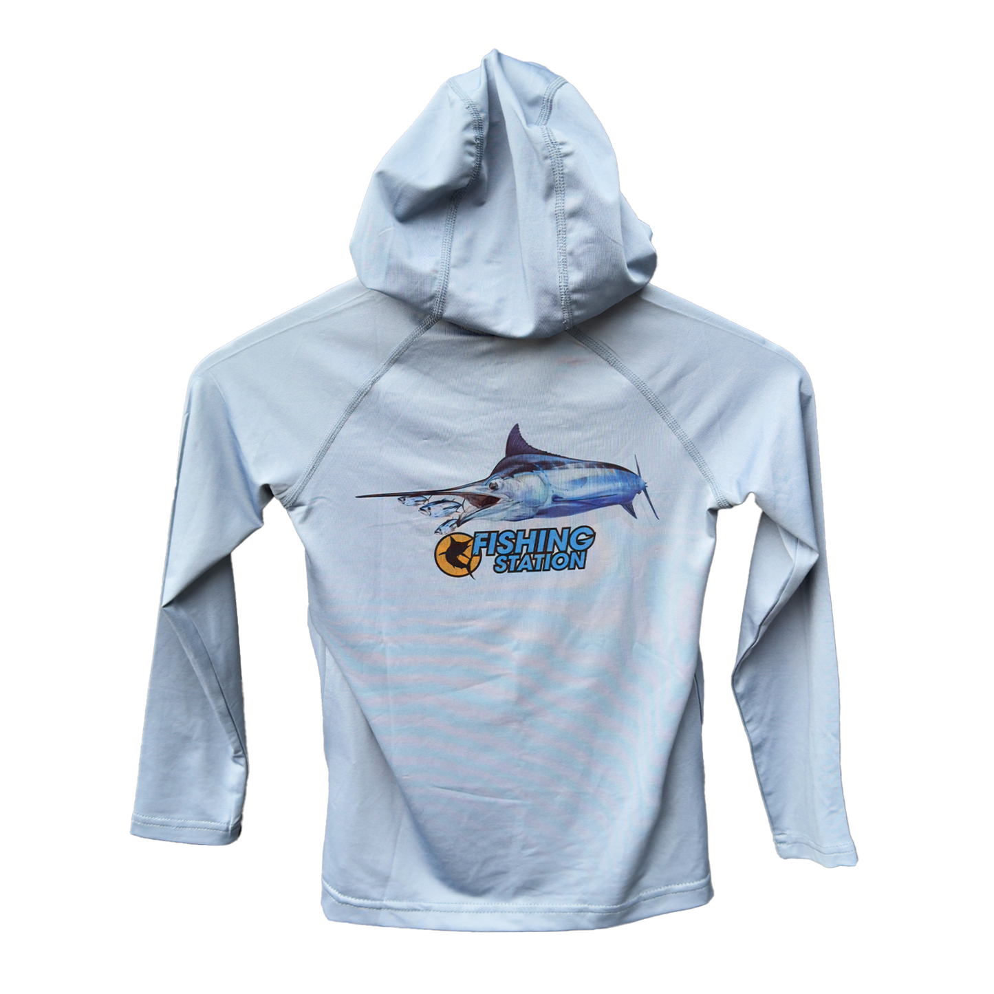 Fishing Station Marlin Hooded Performance Shirt - Kids-Clothing & Footwear-Fishing Station-8-Fishing Station