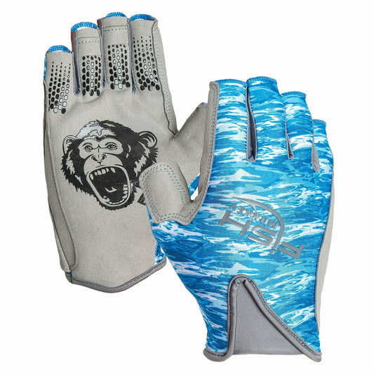 Fish Monkey Pro 365 Guide Glove-Gloves-Fish Monkey-S-Blue Water Camo-Fishing Station