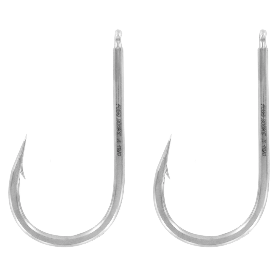 Fudo Super Ocean Kona Cut Needle Game Fishing Hook (2 Pack)