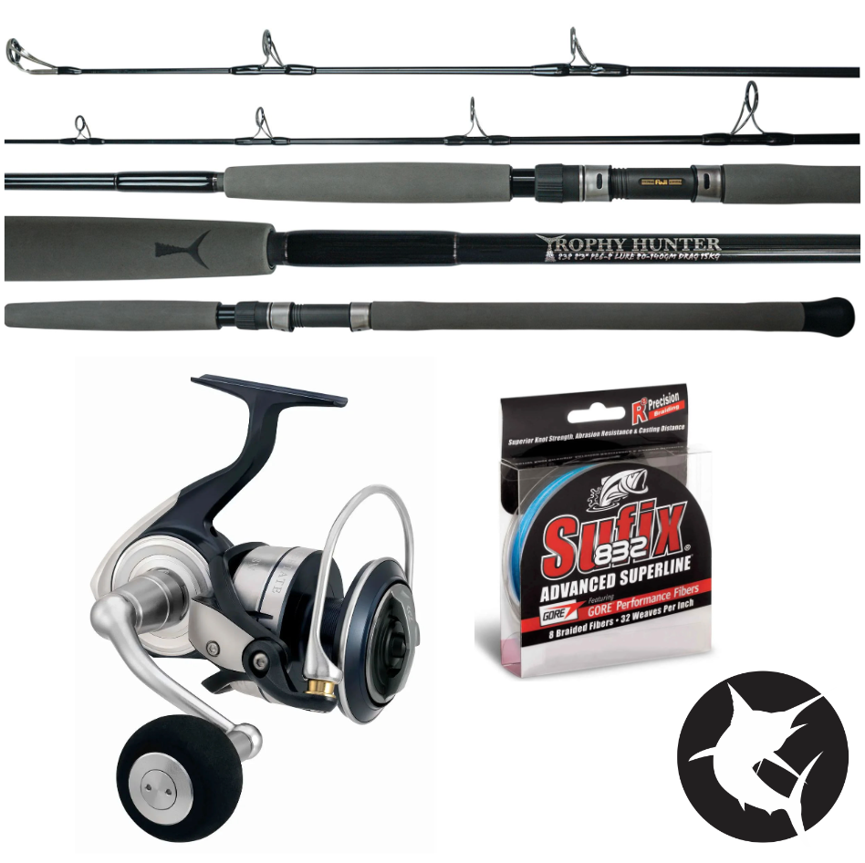 GT/Big Kingfish Stickbait Combo - Topwater 808 / Certate SW 18000 ...