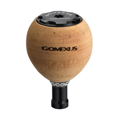 Gomexus Power Knob Cork CA38 38mm-Reels - Spares & Custom Parts-Gomexus-Black Silver-Fishing Station