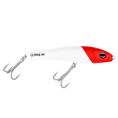 Halco Slidog-Lure - Poppers, Stickbaits & Pencils-Halco-105mm Heavy-H53 White Redhead-Fishing Station