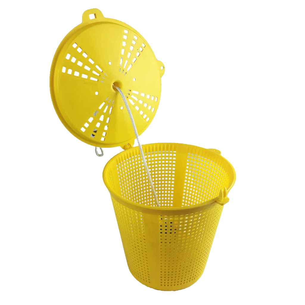 ICatch Yellow Berley Pot With Lead-Buckets, Bait Collecting & Burley-ICatch-Fishing Station