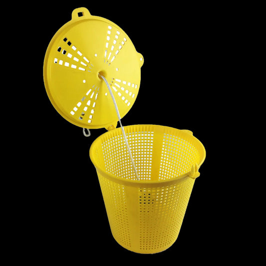 ICatch Yellow Berley Pot With Lead-Buckets, Bait Collecting & Burley-ICatch-Fishing Station