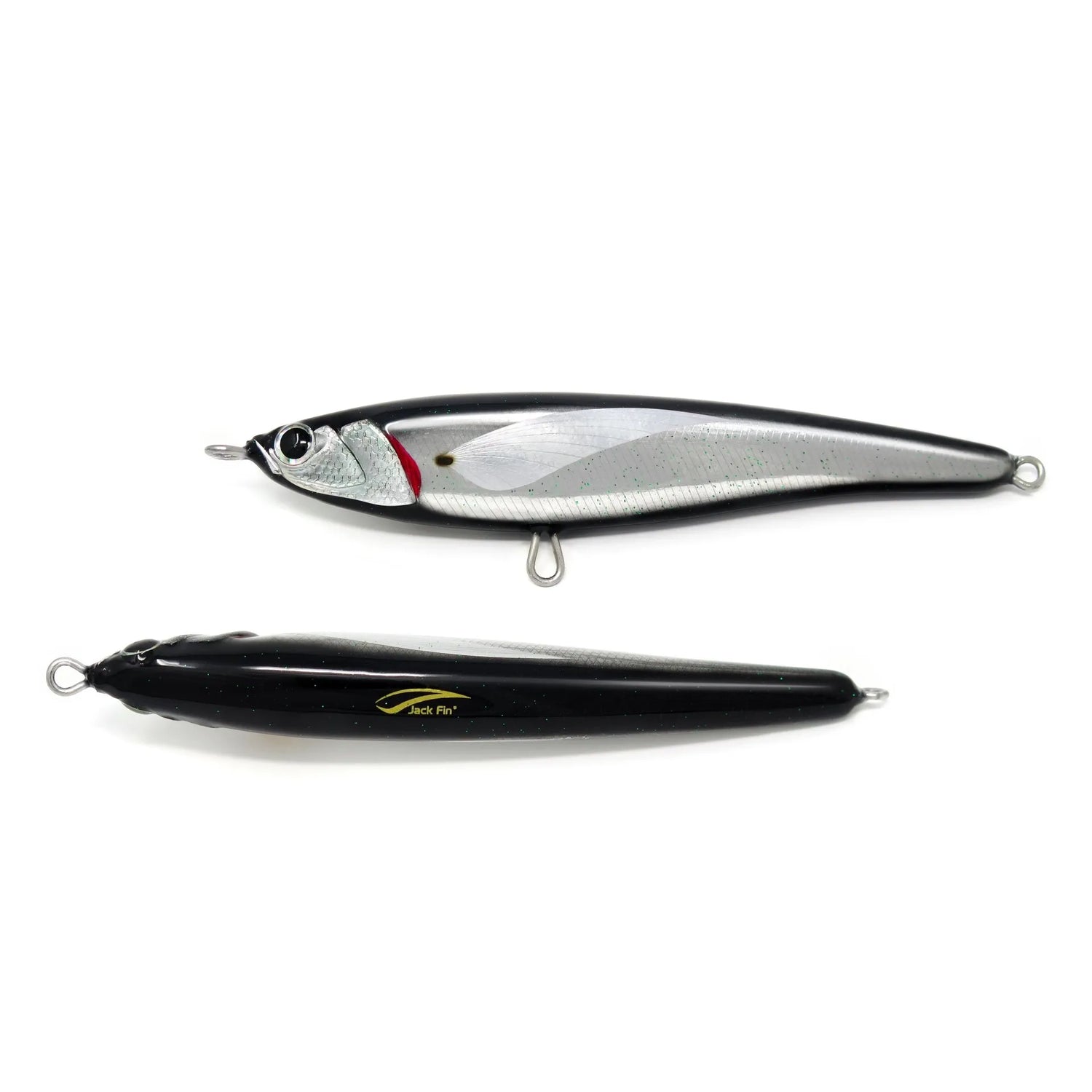 Jack Fin Pelagus Sinking Stickbait Lure-Lure - Poppers, Stickbaits & Pencils-Jack Fin-Black-90S-Fishing Station