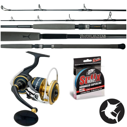 Kingfish/Mackerel/Reef Flats Combo - Topwater 805 / Saltiga SW 10000-Combo - Blue Water-Fishing Station-Fishing Station