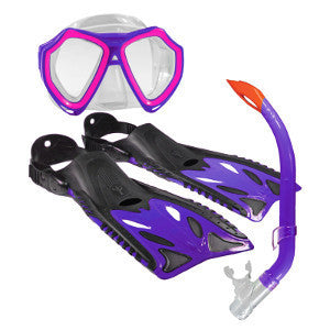 Land & Sea Nipper Snorkel Set-Snorkelling & Spearfishing-Land & Sea-Violet-Fishing Station