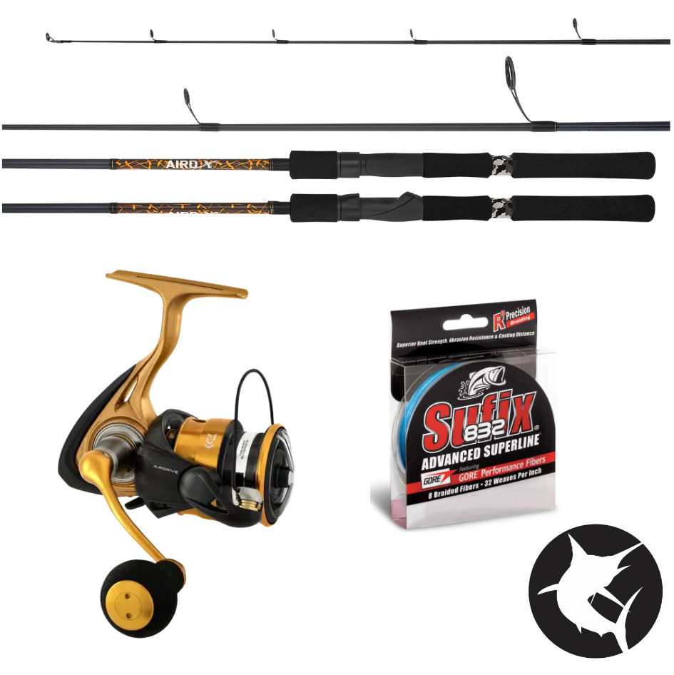 Light Tackle Snapper Combo - Aird-X 702 / Aird LT 5000-Combo - Blue Water-Fishing Station-Fishing Station