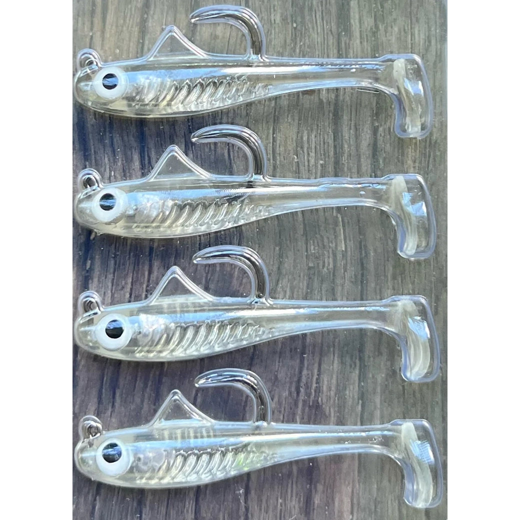 MMD Microbait Lure-Lure - Soft Plastic-MMD Fishing-Heavy (4.5g)-Clear-Fishing Station