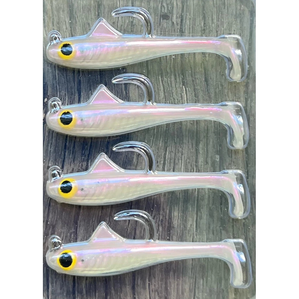 MMD Microbait Lure-Lure - Soft Plastic-MMD Fishing-Heavy (4.5g)-Pearl-Fishing Station