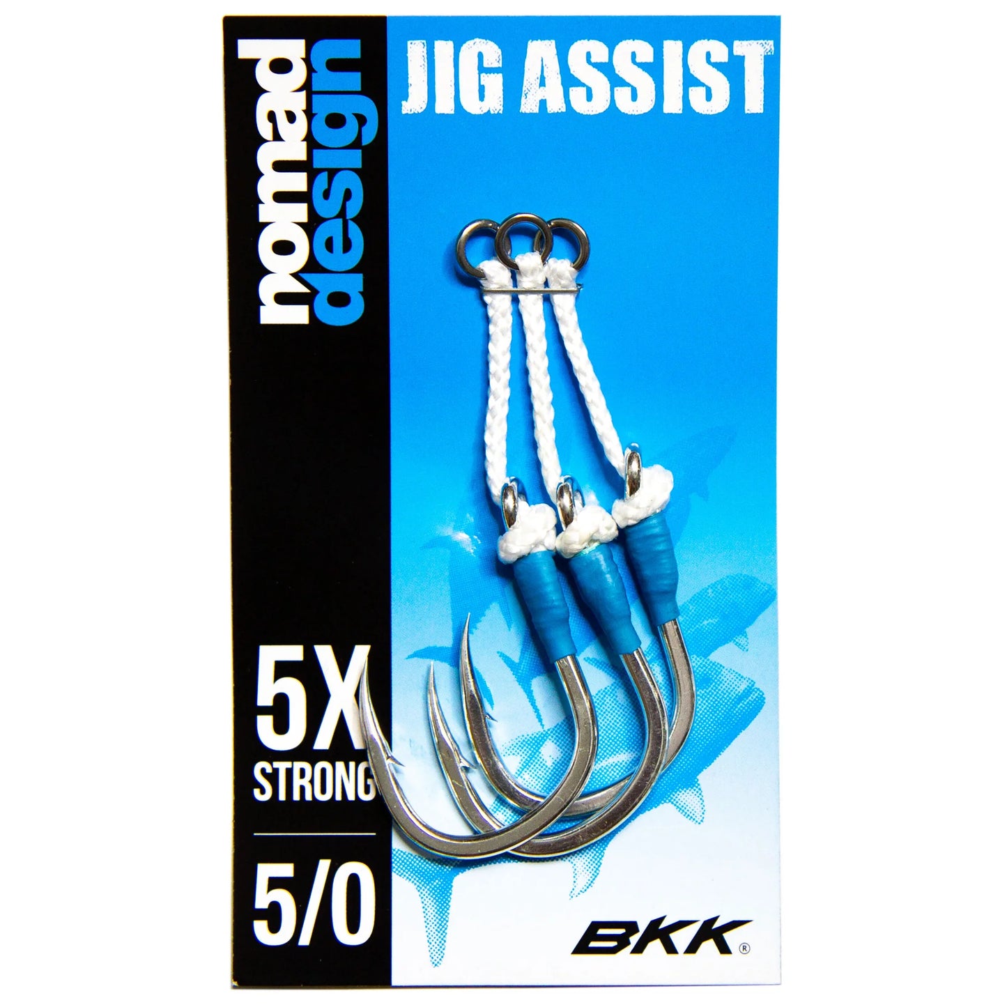 Nomad Design Rigged Jig Assist Hooks-Hooks - Assist-Nomad-Size 5/0 (3pc)-Fishing Station