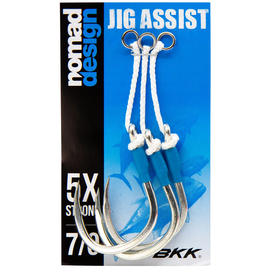 Nomad Design Rigged Jig Assist Hooks-Hooks - Assist-Nomad-Size 7/0 (3pc)-Fishing Station