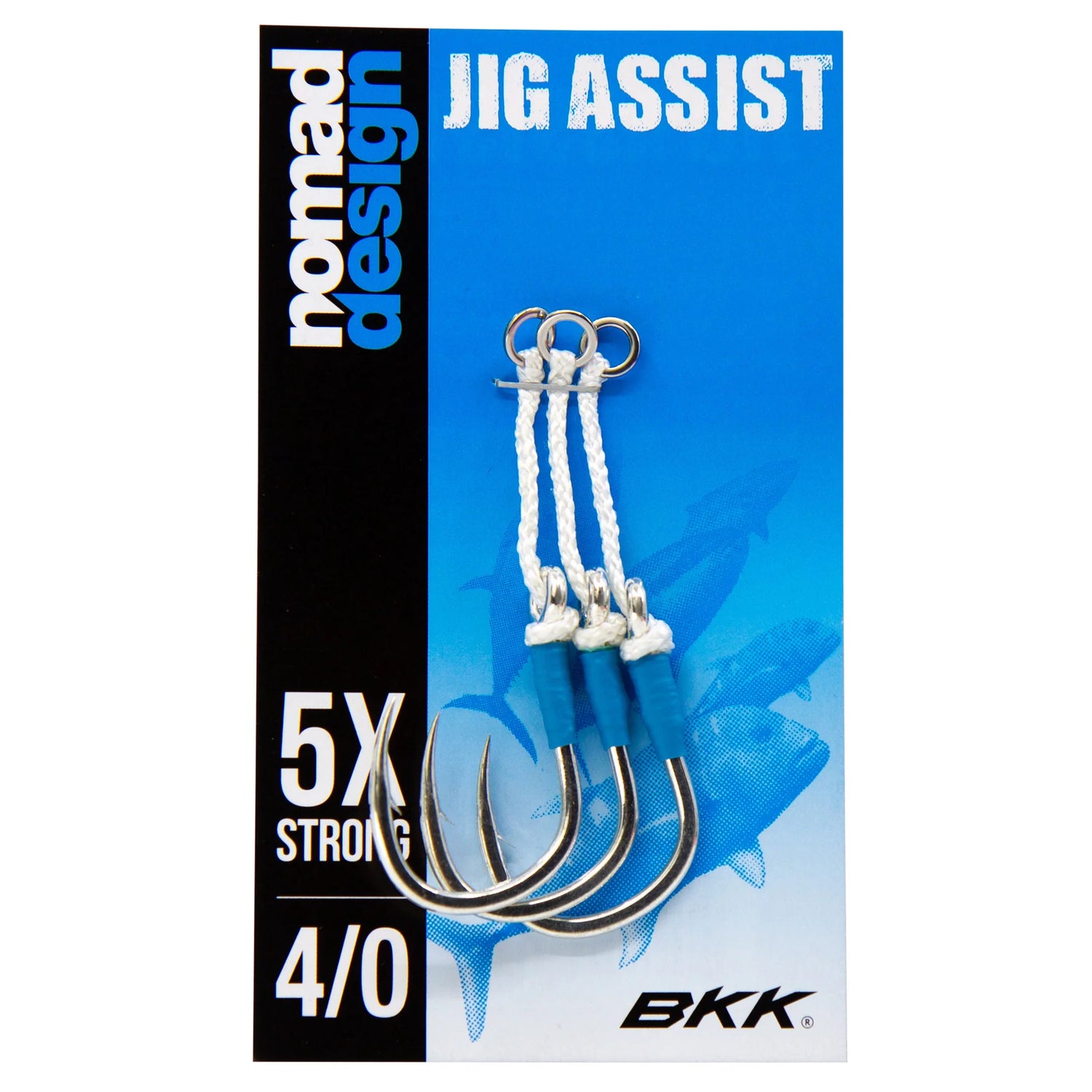 Nomad Design Rigged Jig Assist Hooks-Hooks - Assist-Nomad-Size 4/0 (3pc)-Fishing Station