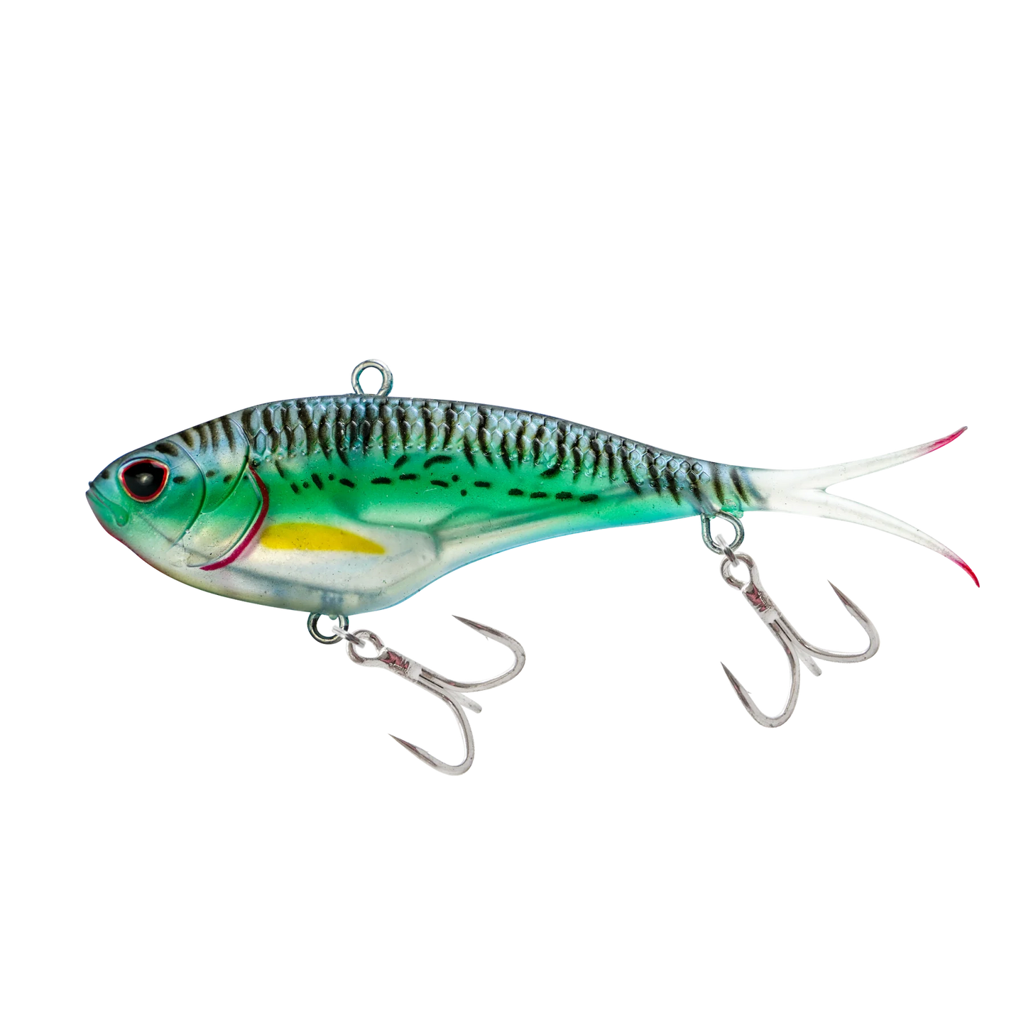 Nomad Vertrex Max Vibe-Lure - Blades & Vibe-Nomad-130mm - 65g-Silver Green Mackerel-Fishing Station