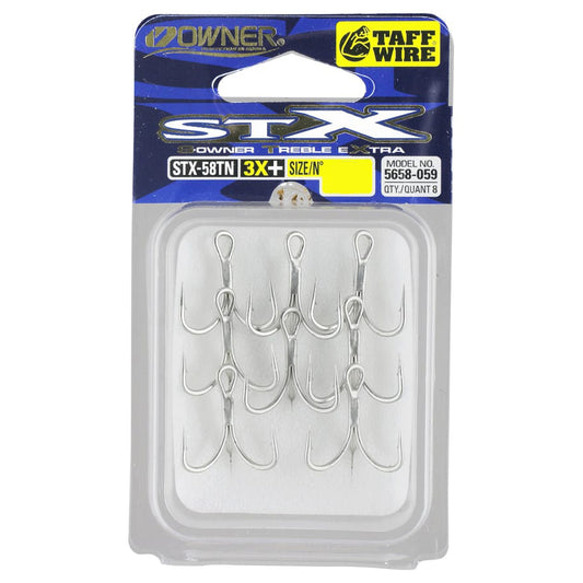 Owner STX-58TN Treble Hooks-Hooks - Treble-Owner-1 (6pc)-Fishing Station