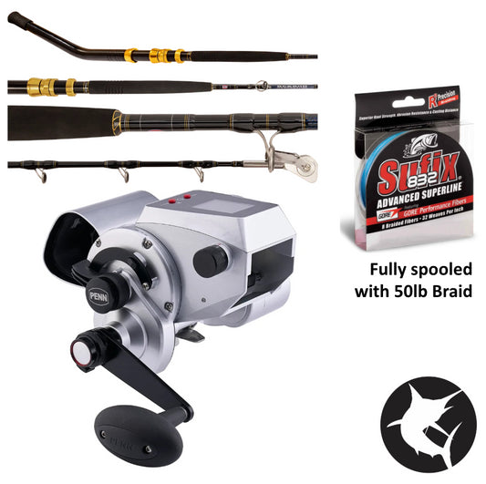 Penn Ocean Assassin II 602OXH Rod / Penn Fathom 50 Reel Electric Combo