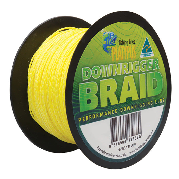 Platypus Downrigger Braid-Line - Braid-Platypus-200lb - 150m-Yellow-Fishing Station