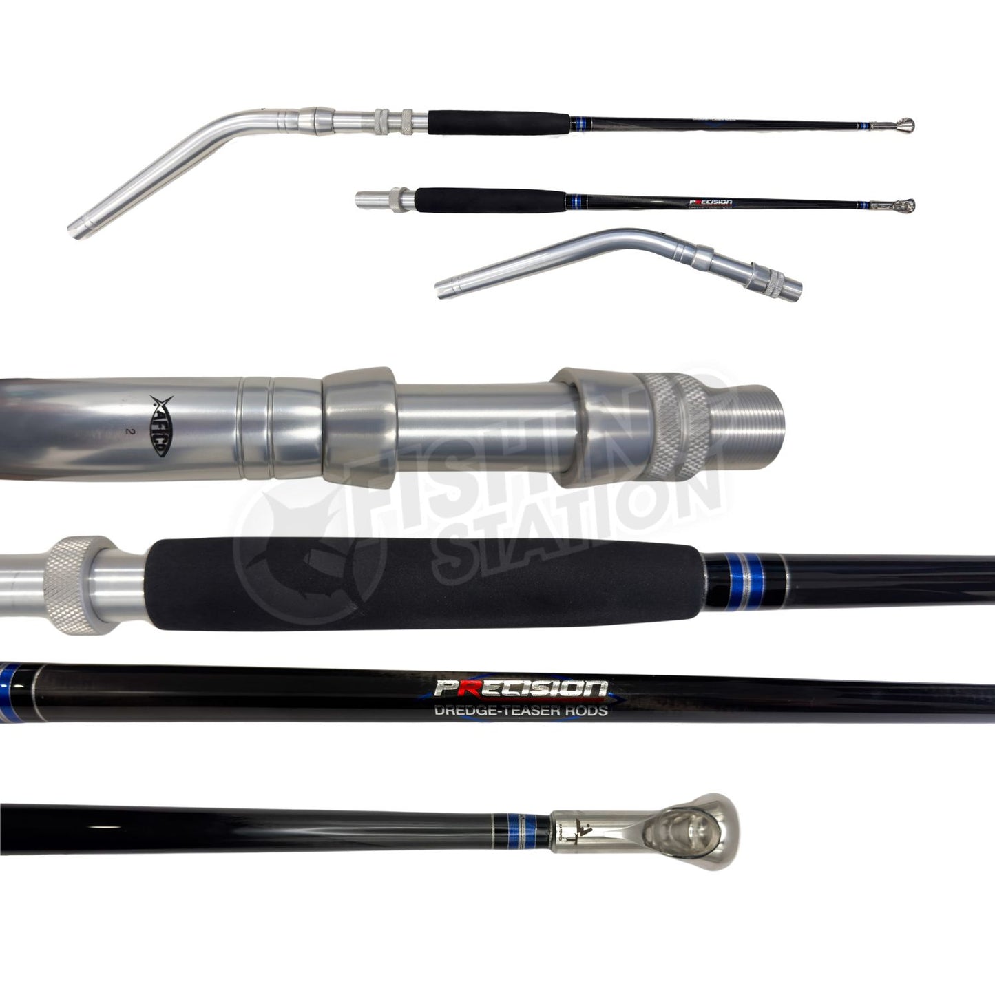 Precision Rods Short Teaser Rod-Rod-Precision Rods-Fishing Station