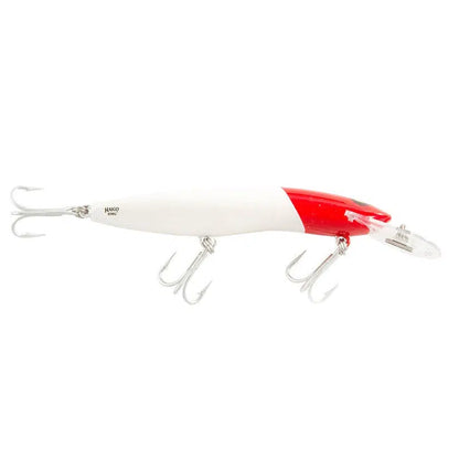 RMG Scorpion Deep Diver Lure-Lure - Hardbody-Halco-125mm-H53 White Redhead-Fishing Station