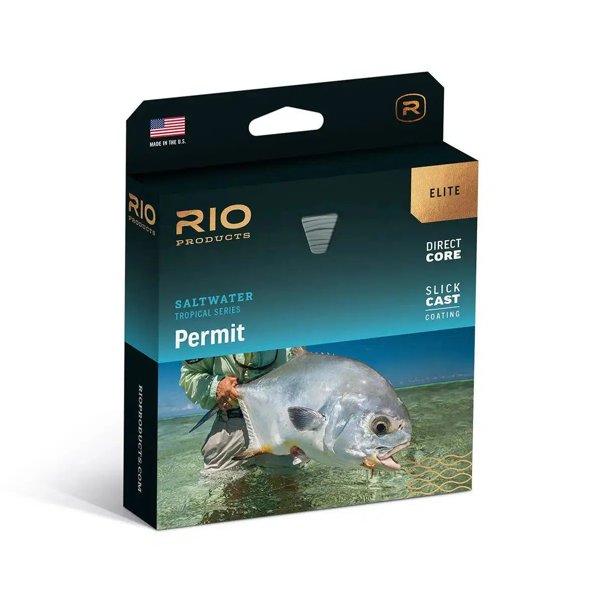 Rio Elite Permit Fly Line-Fly Fishing - Fly Line & Leader-Rio-WF9F Sand/Orange/Aqua Blue-Fishing Station