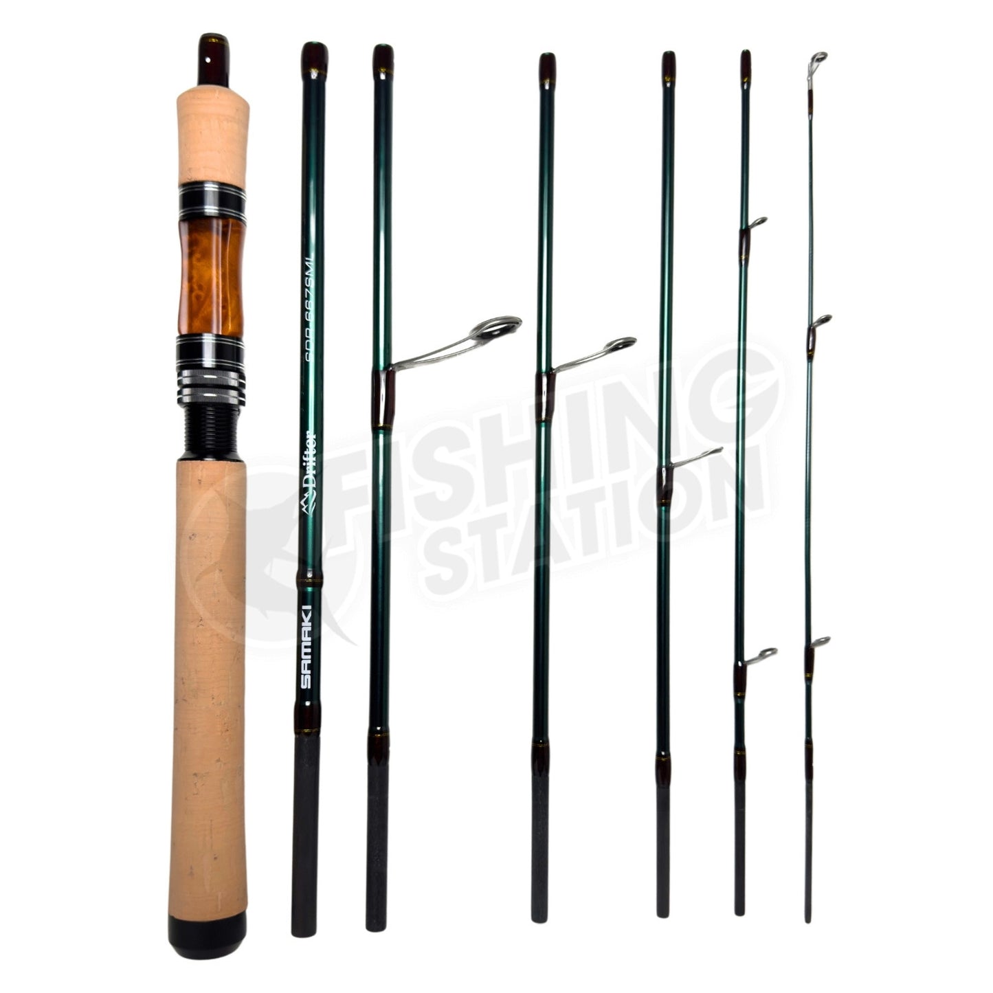 Samaki Drifter Travel Rod-Rod-Samaki-Spin-SDR-667SXL-Fishing Station