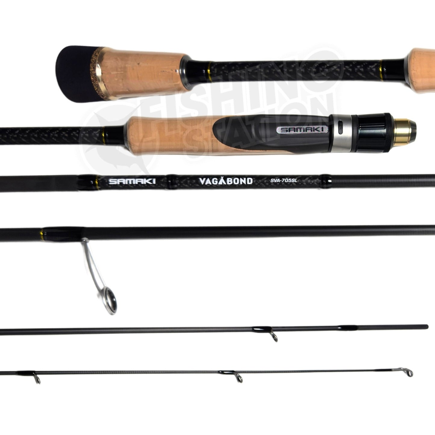 Samaki Vagabond Travel Rod-Rod-Samaki-Spin-SVB-705SL-Fishing Station