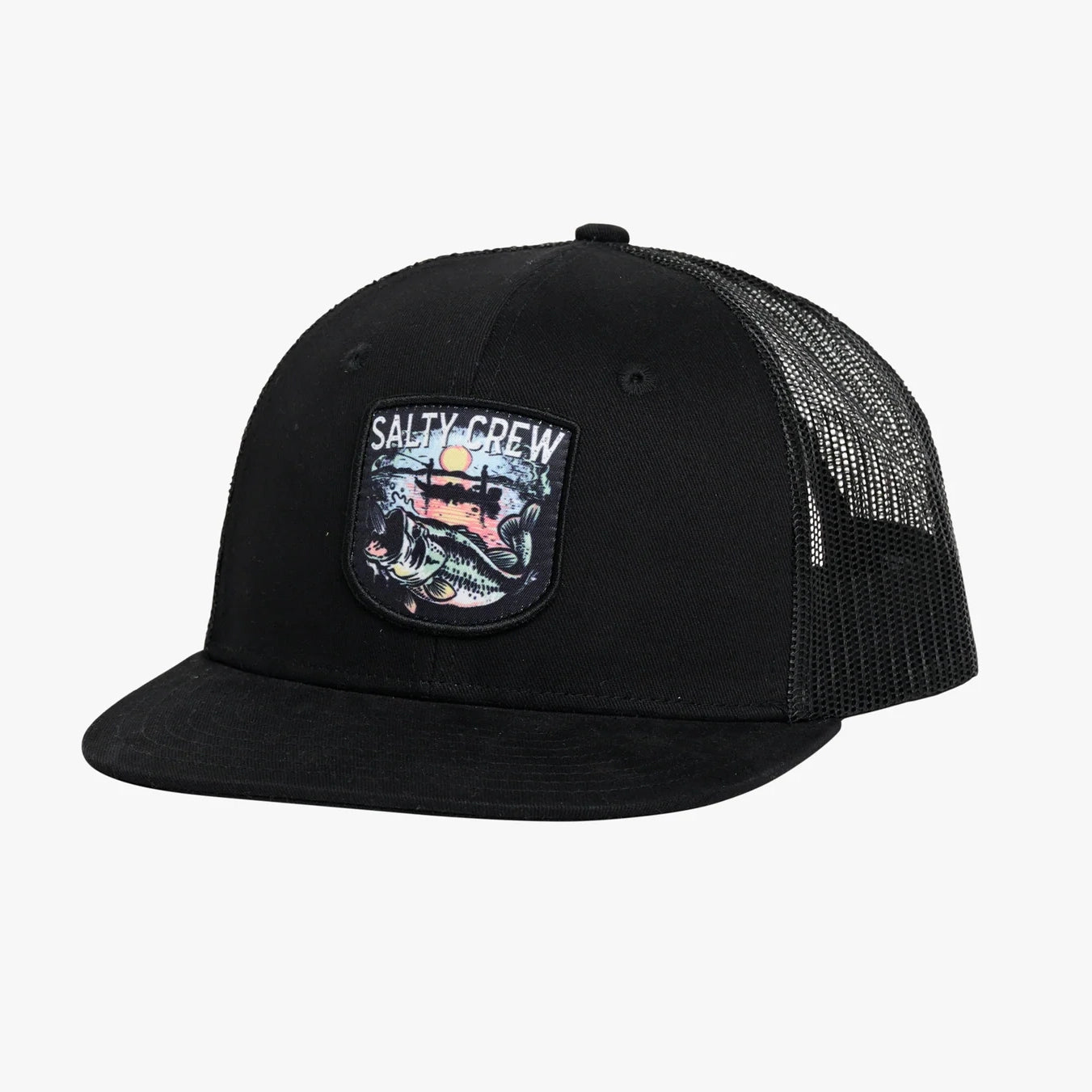 Salty Crew Striker Trucker Hat-Hats & Headwear-Salty Crew-Black-Fishing Station