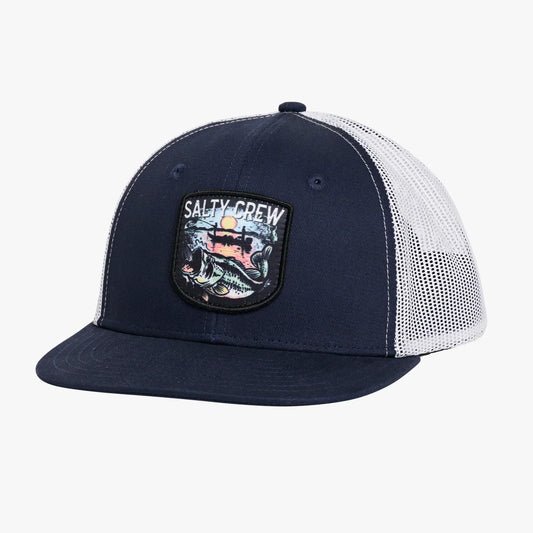 Salty Crew Striker Trucker Hat-Hats & Headwear-Salty Crew-Navy-Fishing Station