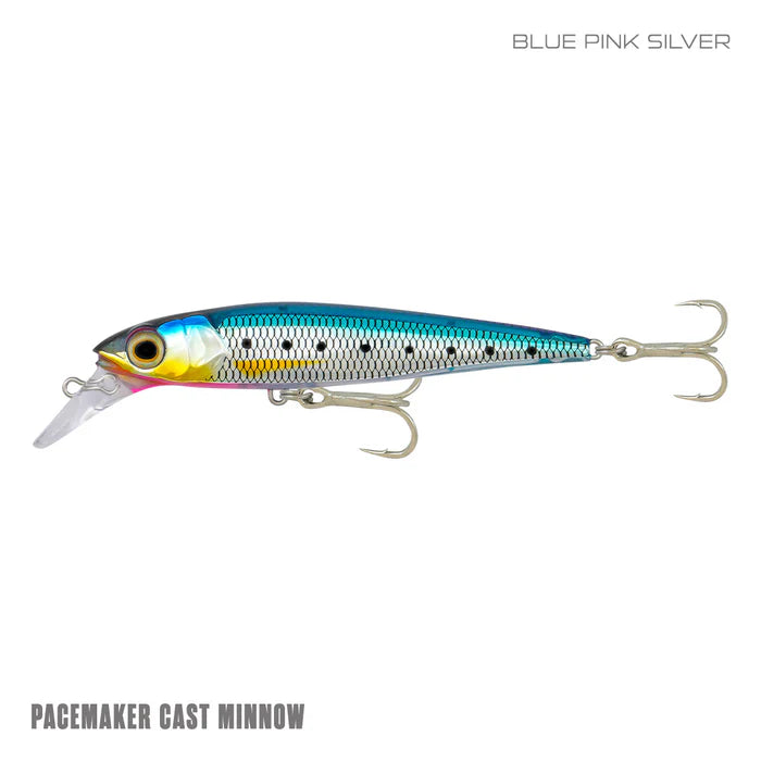 Samaki Pacemaker Cast Minnow-Lure - Hardbody-Samaki-110mm-Blue Pink Silver-Fishing Station