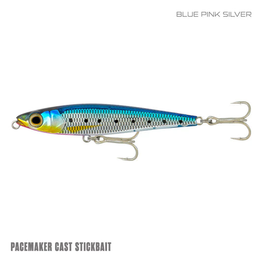 Samaki Pacemaker Cast Stickbait-Lure - Hardbody-Samaki-105mm-Blue Pink Silver-Fishing Station