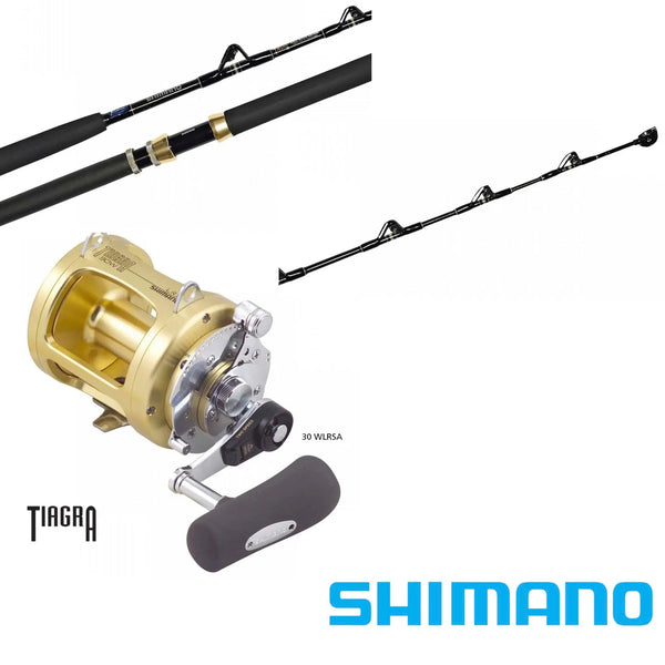 Buy Shimano Tiagra 50 WA Status Blue Water Roller Tip Game Combo 5ft 6in  24kg 1pc online at